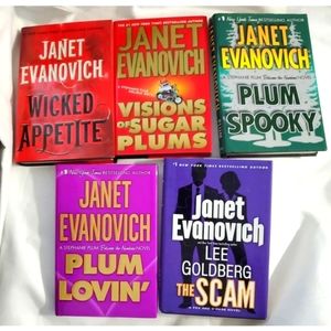 :* Lot of 5  Janet Evanovich Stephanie Plum & fox O'Hara Hardcover novels  Books
